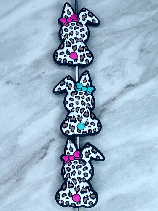 LEOPARD EASTER BUNNY SILICONE FOCAL B65 (1ct)