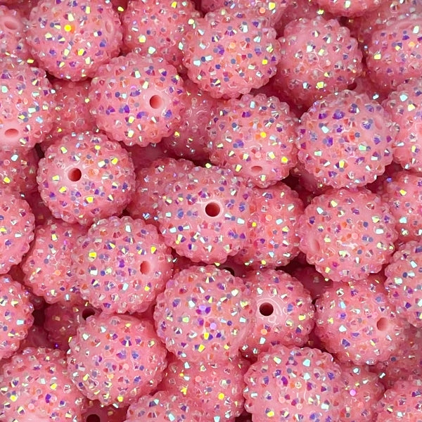 #48 RHINESTONE ACRYLIC BUBBLEGUM PINK (1ct)