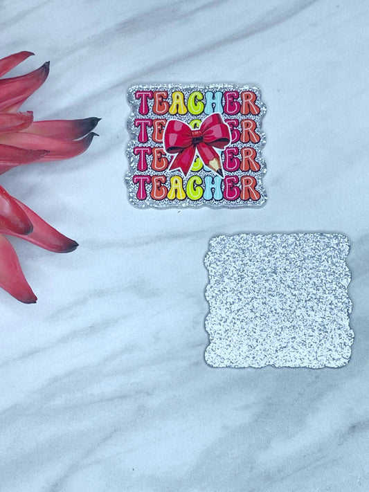 FLATBACK ACRYLIC TEACHER F61 (1ct)