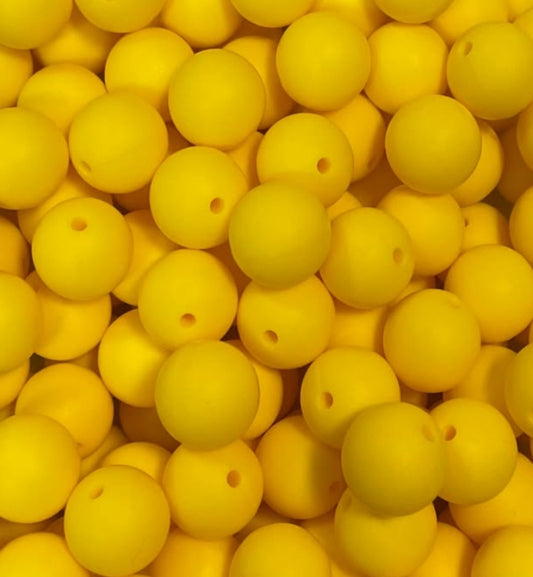 #253 PENCIL YELLOW 15MM SOLID (10ct)