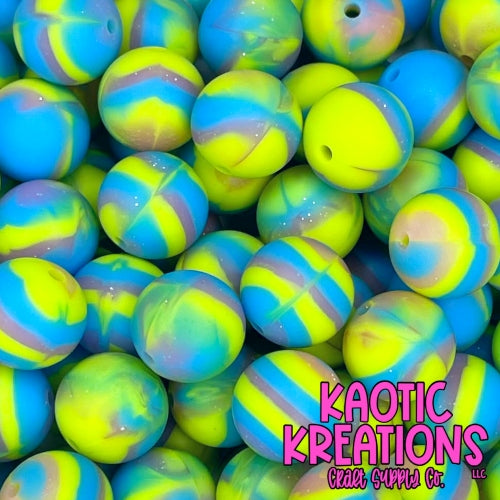 15MM LIME/AQUA/LILAC SWIRL (1ct)
