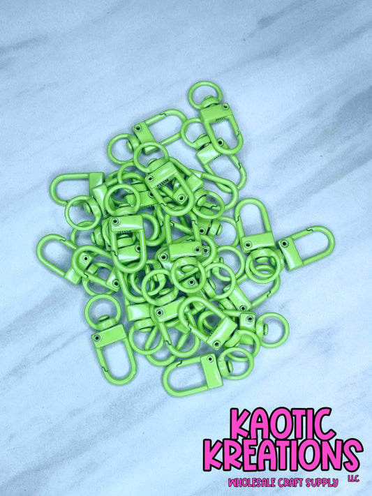 MINI SWIVEL CLASP - #18 BRIGHT GREEN (1ct)