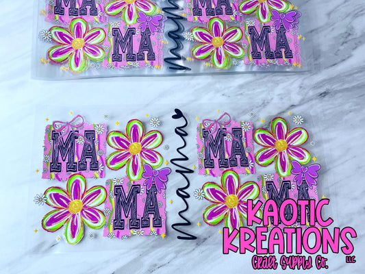 16OZ UV DTF LIBBY WRAP MAMA FLOWER P1991 (1ct)