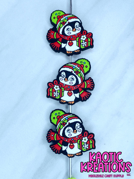 CHRISTMAS PENGUIN SILICONE FOCAL D475 (1ct)