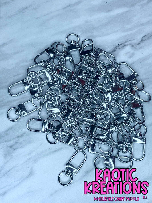 MINI SWIVEL CLASP - #9 SILVER (1ct)