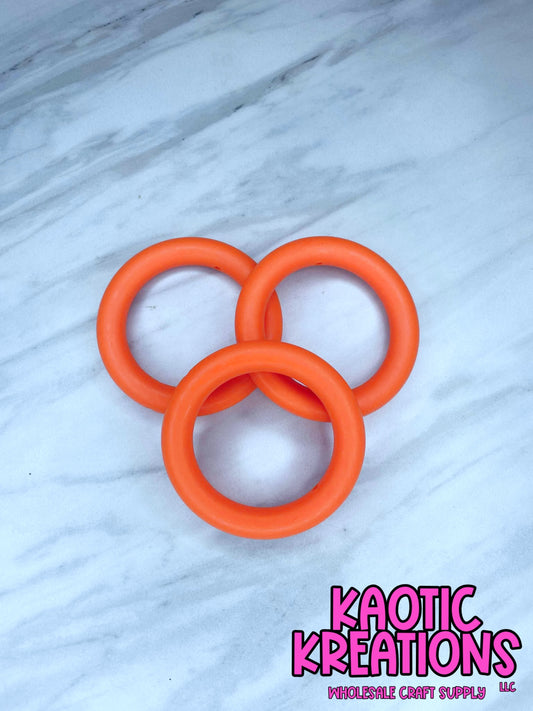 65MM SILICONE RING - SAFETY ORANGE (1ct)