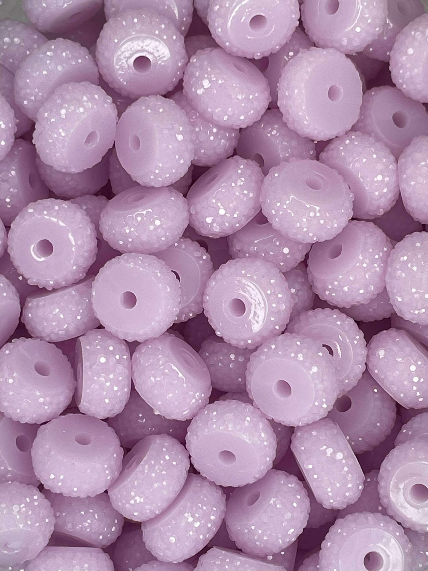 12MM RESIN RHINESTONE SPACER FAIRY DUST 56 (1ct)