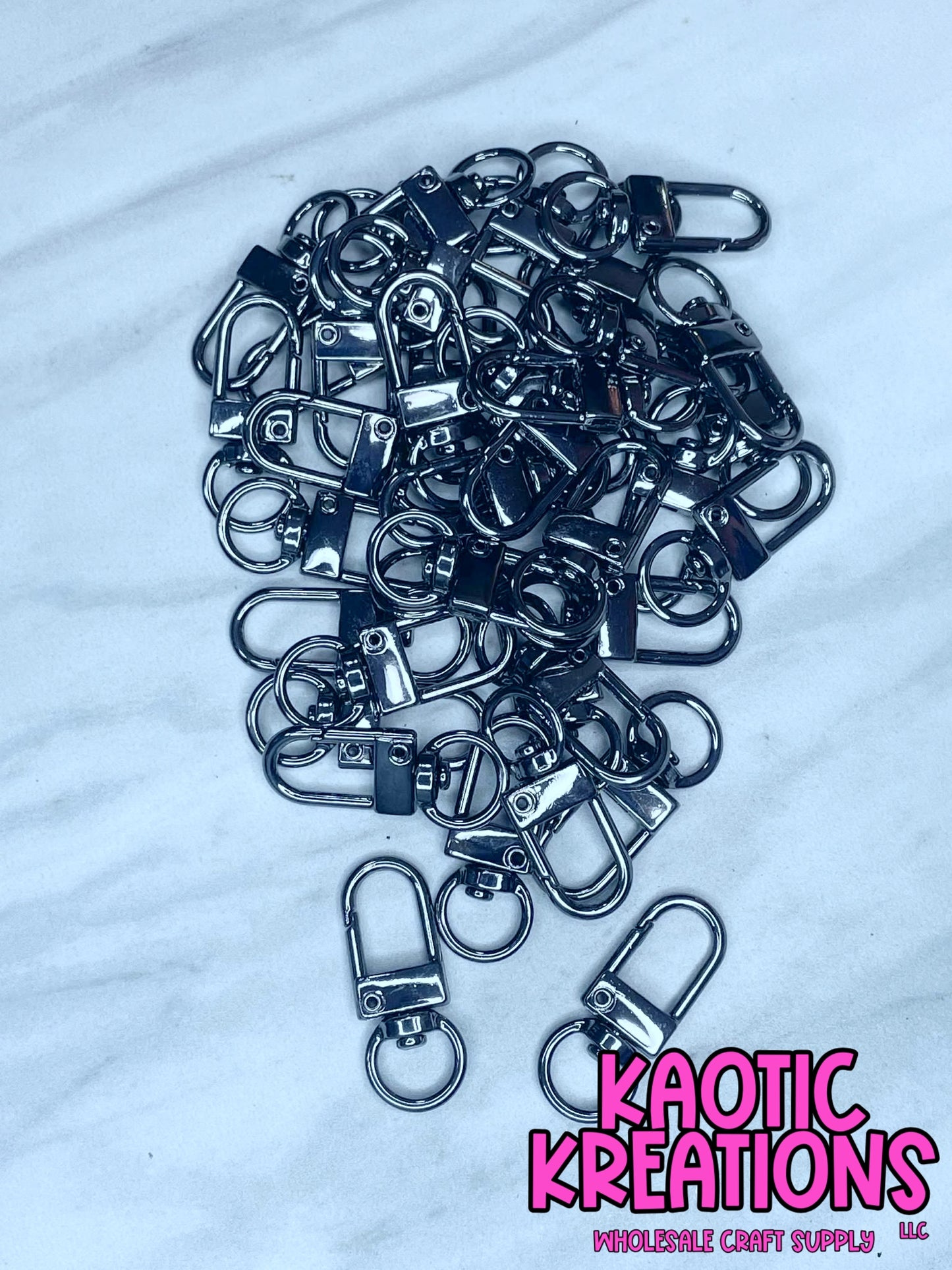 MINI SWIVEL CLASP - #1 CHARCOAL (1ct)