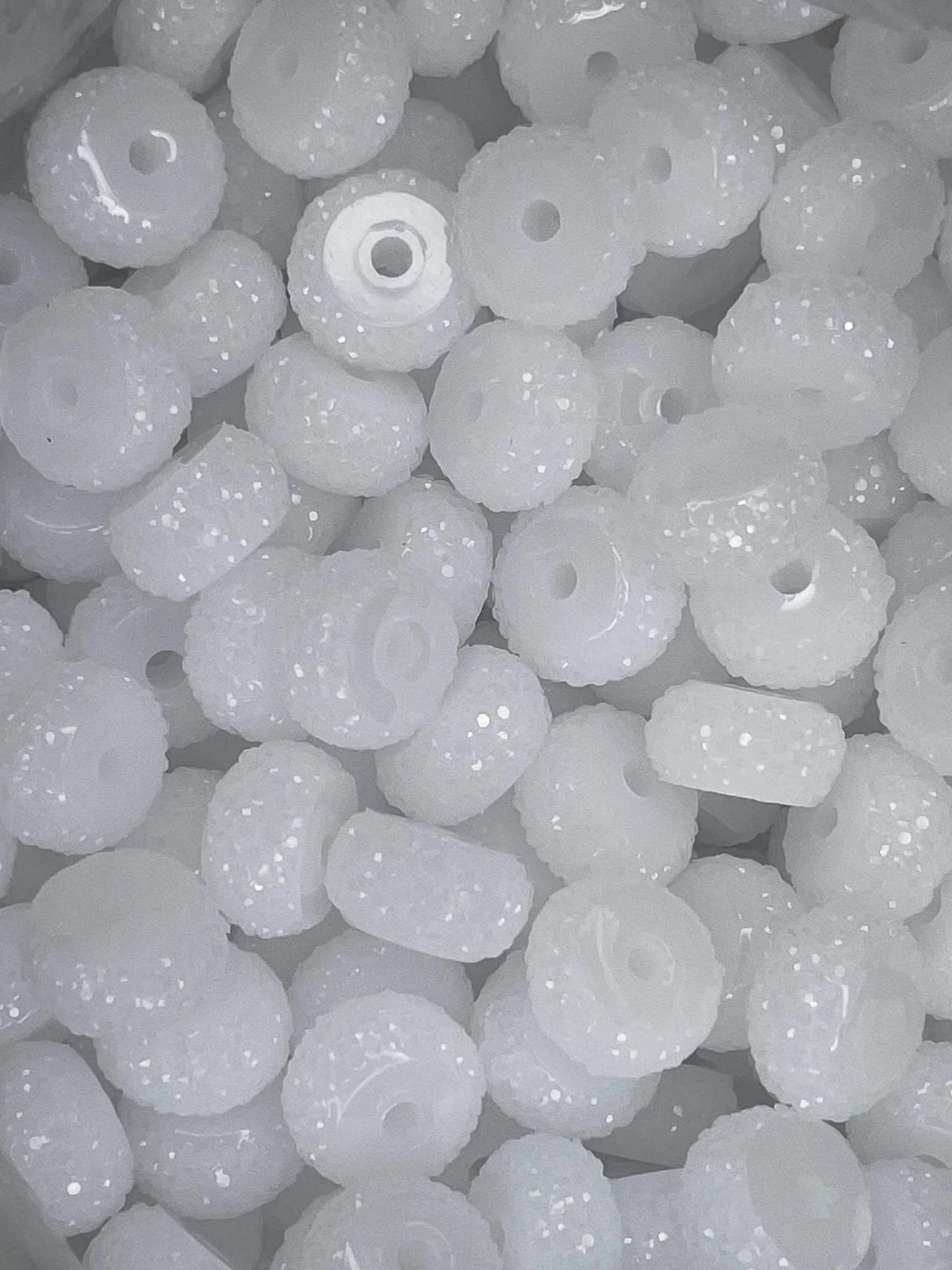 12MM RESIN RHINESTONE SPACER SNOWFLAKE 36 (1ct)
