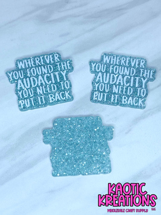 FLATBACK ACRYLIC AUDACITY F180 (1ct)