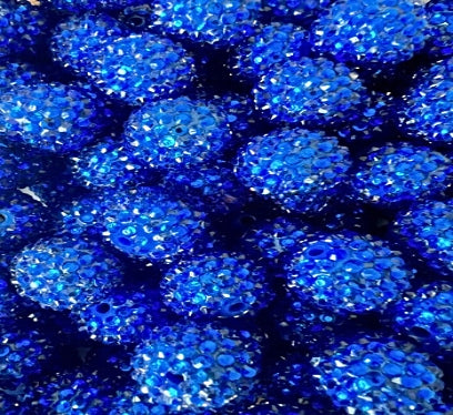 #22 BLUE MOON RHINESTONE ACRYLIC