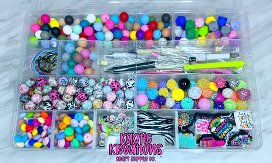 DIY MEGA BEAD STARTER KIT (INCLUDES STORAGE CASE) 537pc - SK13