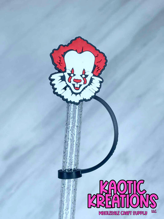 CLOWN STRAW TOPPER (1ct)