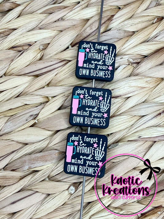 DON'T FORGET TO HYDRATE SILICONE FOCAL D184 (1ct)