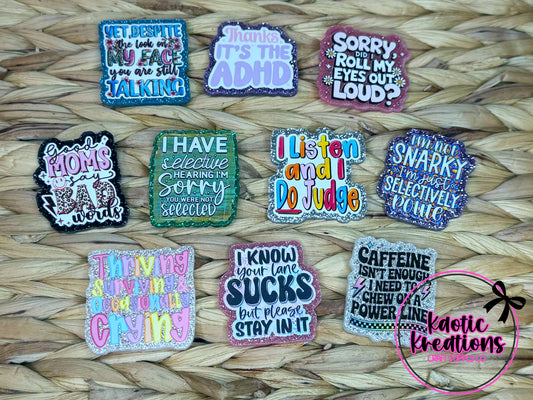 10pc FLATBACK BUNDLE FB5 (1ct)