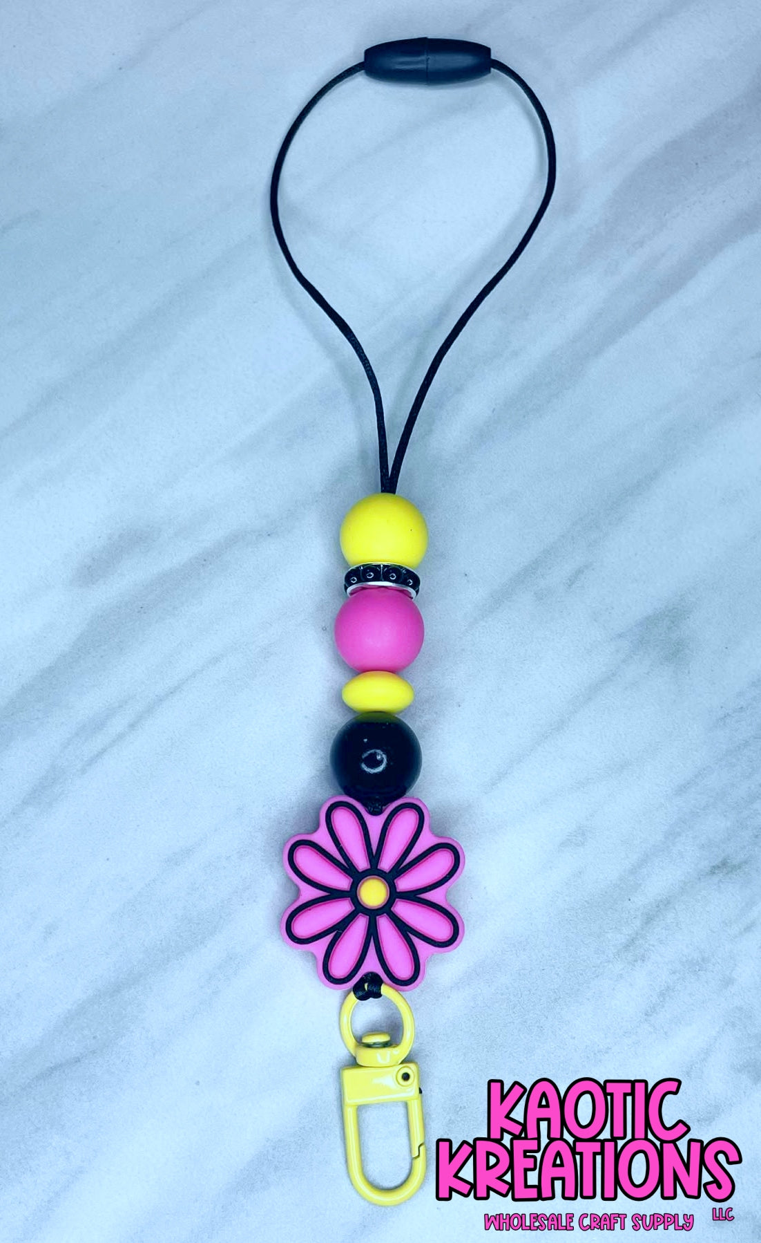 PRE-MADE FRESHIE HANGER - PINK FLOWER (1ct)