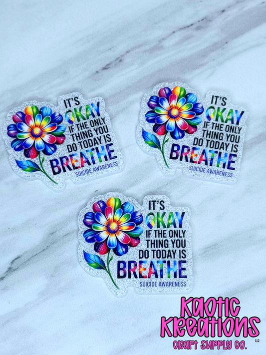 FLATBACK ACRYLIC BREATHE F426 (1ct)