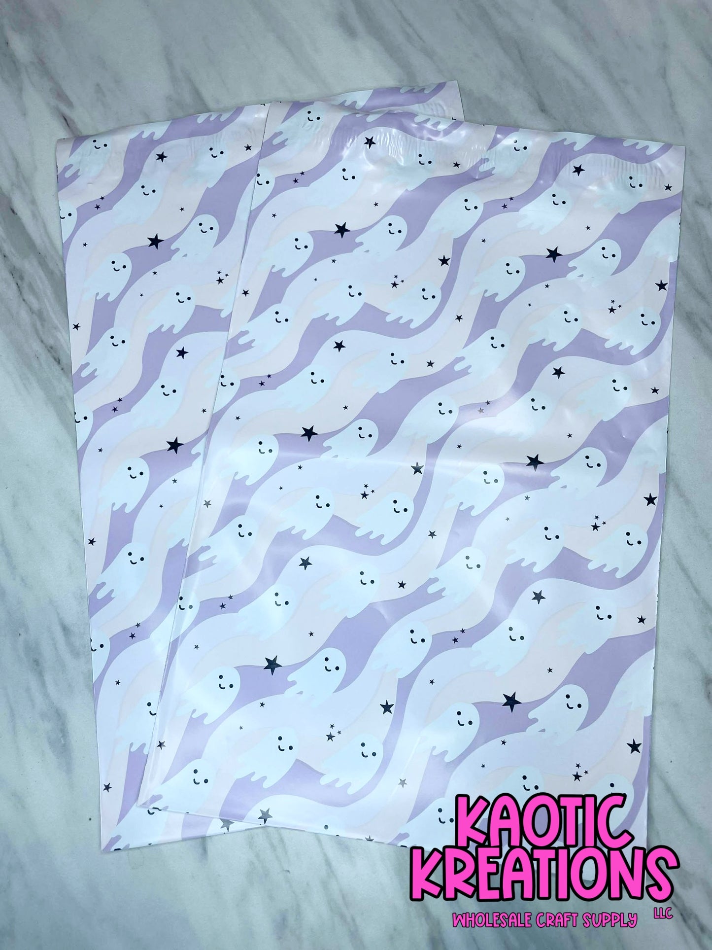 GHOST PRINT POLY MAILER BAG 7.5 x 10.5 (1ct)