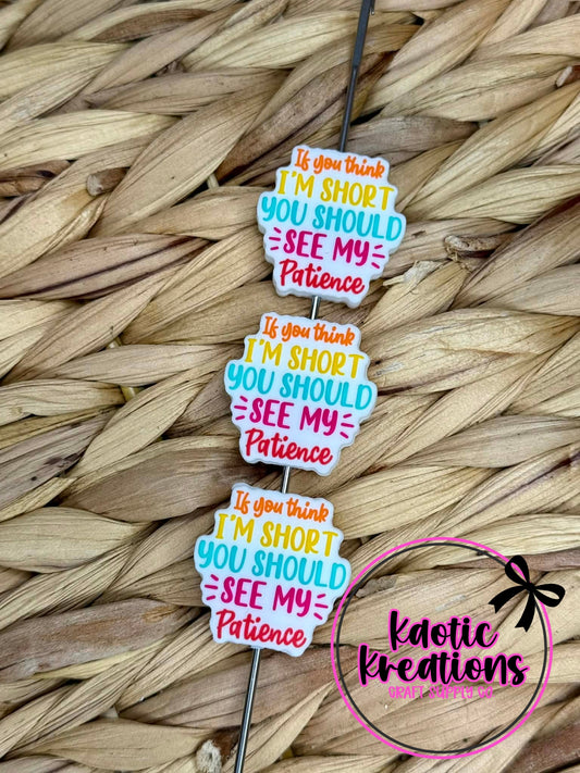 IF YOU THINK I'M SHORT SILICONE FOCAL D450 (1ct)