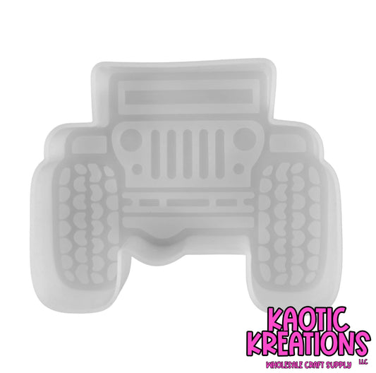 JEEP SILICONE FRESHIE MOLD 4" W x 3.25" H x 1" D M18 (1ct)
