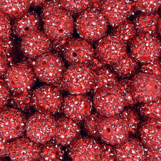 #27 16MM RHINESTONE ACRYLIC SCARLET (1ct)