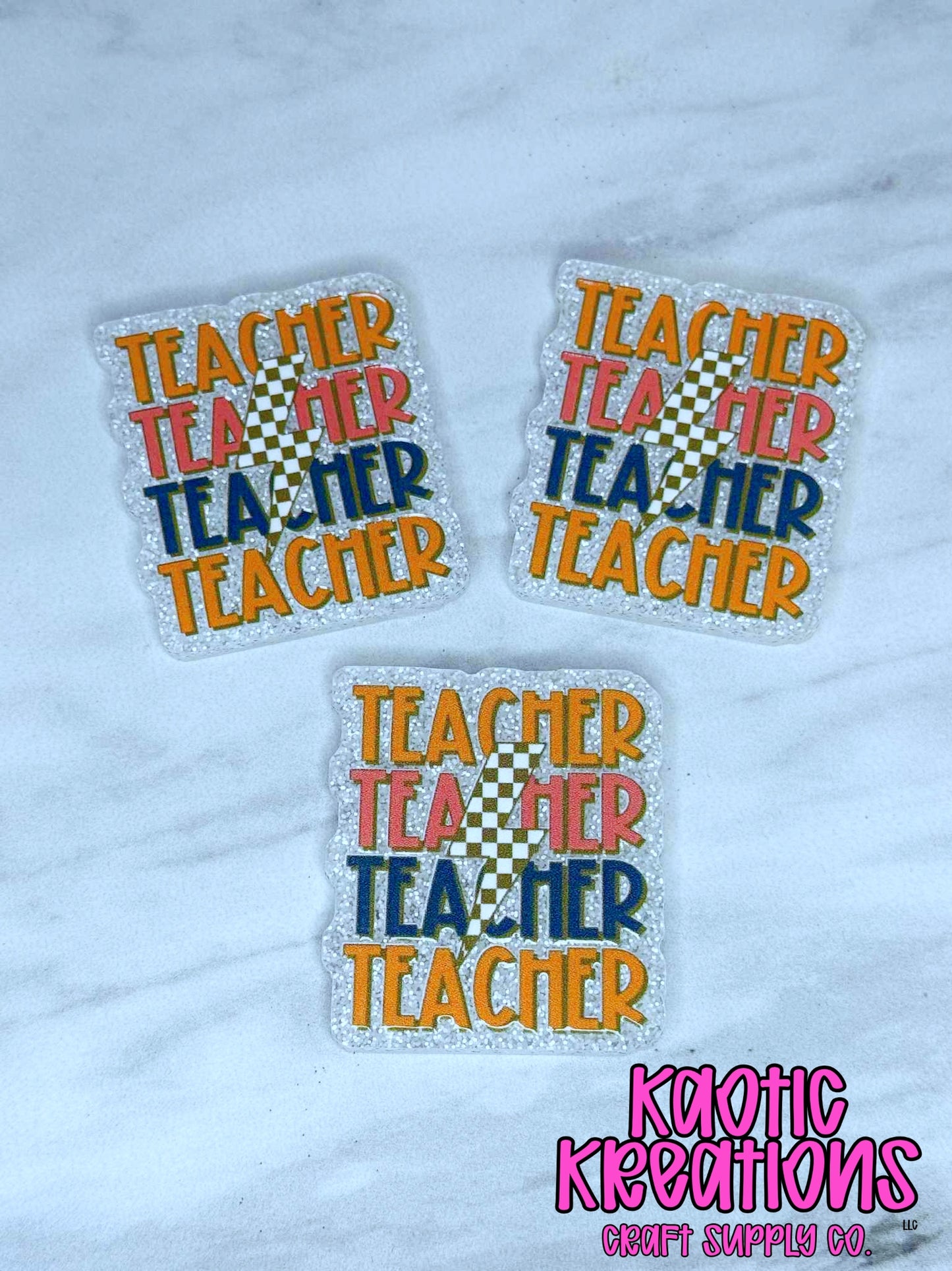 *CUSTOM* FLATBACK ACRYLIC TEACHER F191 (1ct)