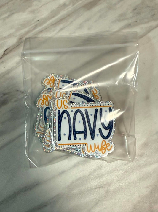 (SHOP DESTASH) U.S NAVY WIFE FLATBACK BUNDLE (10ct)