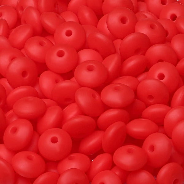 WHOLESALE PACK - 12MM LENTIL #90 CHERRY BOMB (25ct)