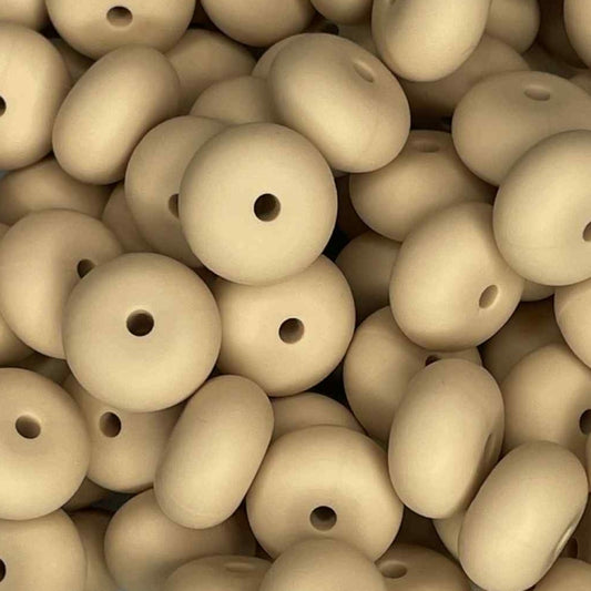 14MM ABACUS BEAD CARAMEL #11