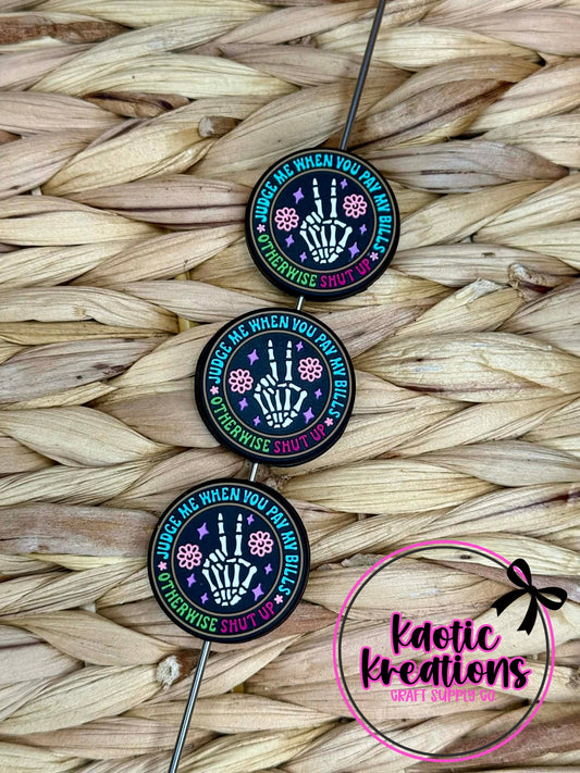 JUDGE ME WHEN SILICONE FOCAL D182 (1ct)