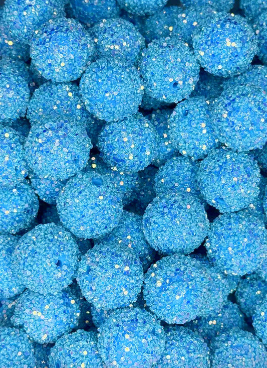 S9 20MM SUGAR SEQUIN BEAD BRIGHT BLUE (1ct)