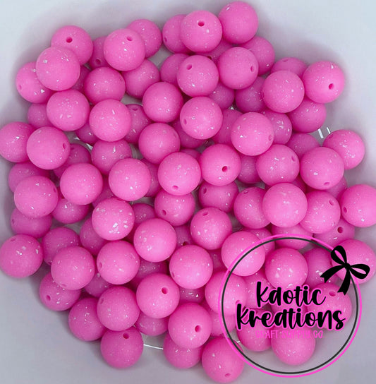 C16 PINK 15MM CONFETTI GLITTER (10ct)