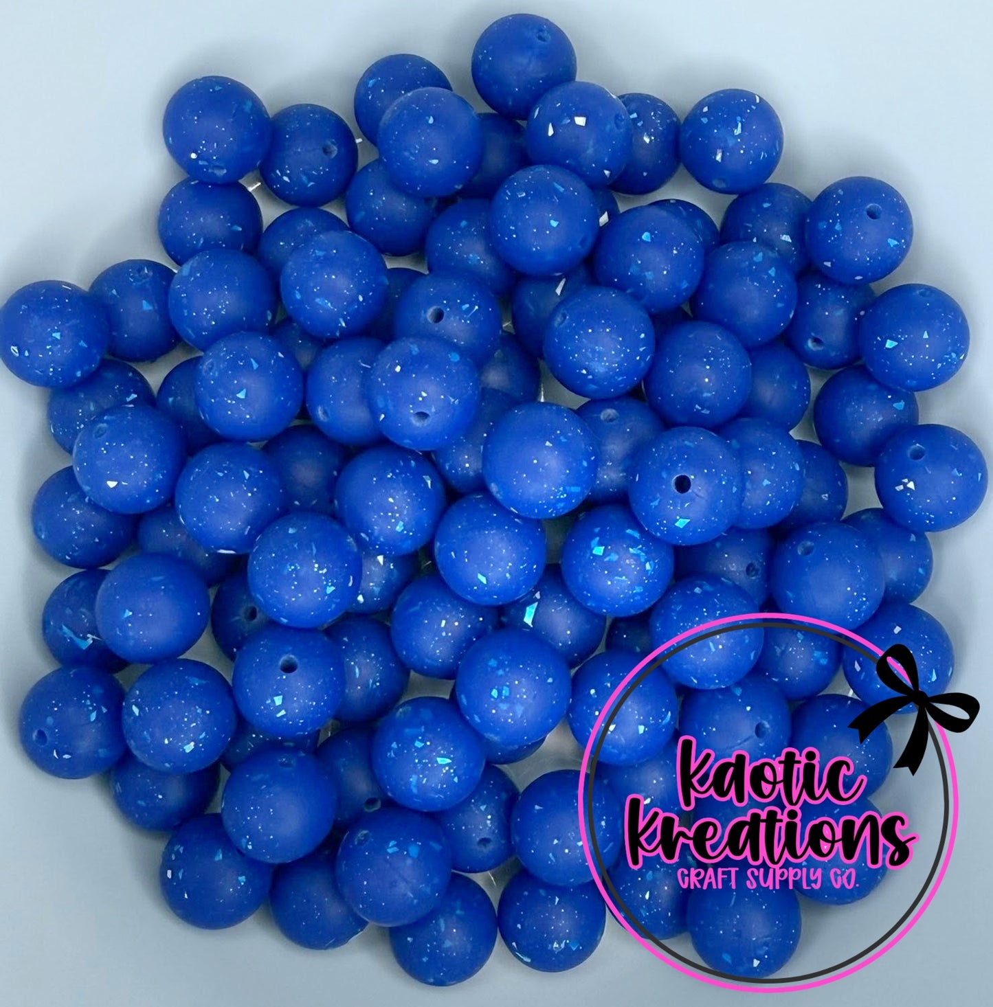 C24 DARK BLUE 15MM CONFETTI GLITTER (10ct)