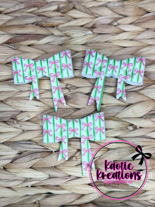 D11 BEADABLE JUMBO SILICONE BOW SUMMER VIBES (1ct)