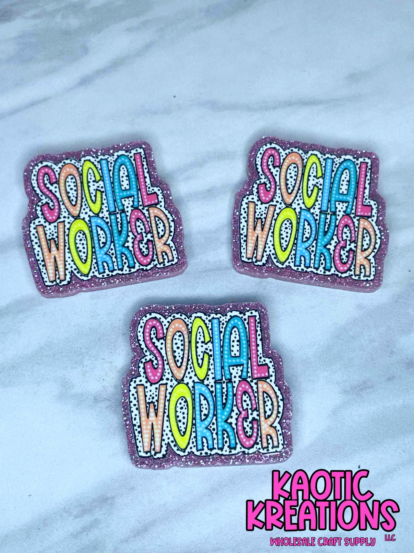 FLATBACK ACRYLIC SOCIAL WORKER F417 (1ct)