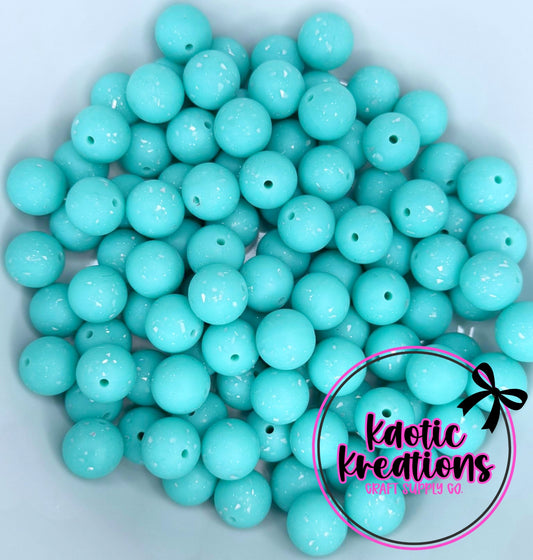 C22 TURQUOISE 15MM CONFETTI GLITTER (10ct)