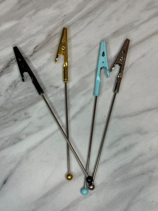 (SHOP DESTASH) BEADABLE ROACH CLIPS (4ct)