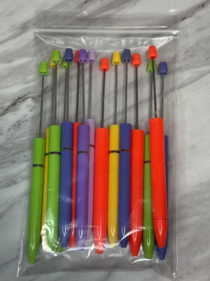 (SHOP DESTASH) SLIM BEADABLE PEN MIX (15ct)