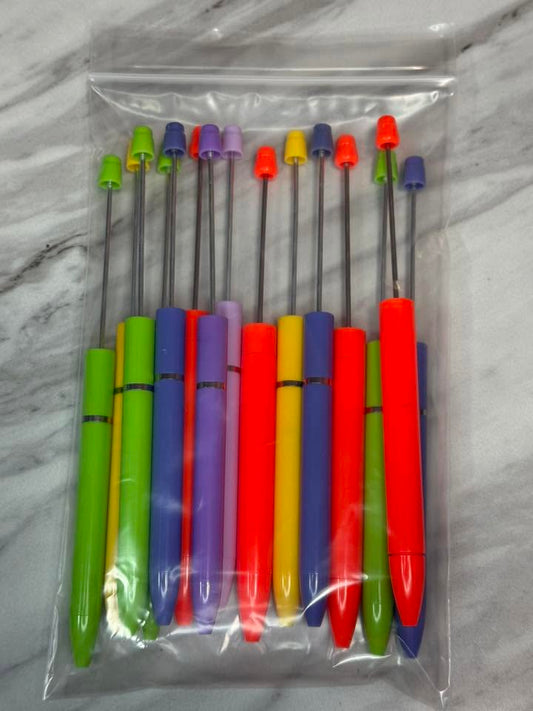 (SHOP DESTASH) SLIM BEADABLE PEN MIX (15ct)