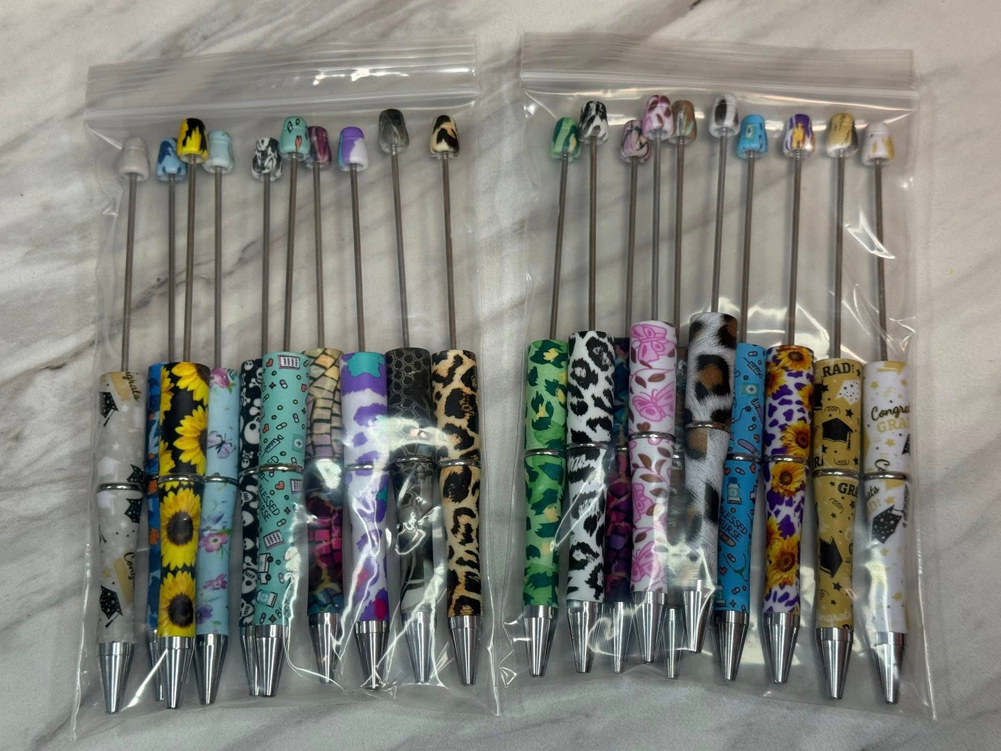 (SHOP DESTASH) BEADABLE PRINT PENS (10ct)
