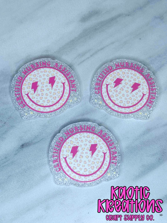 *CUSTOM* FLATBACK ACRYLIC CERTIFIED NURSING ASSISTANT F659 (1ct)