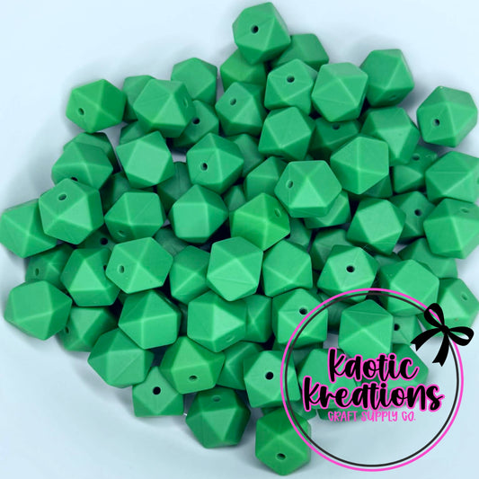 14MM HEXAGON CHRISTMAS TREE #100 (1ct)