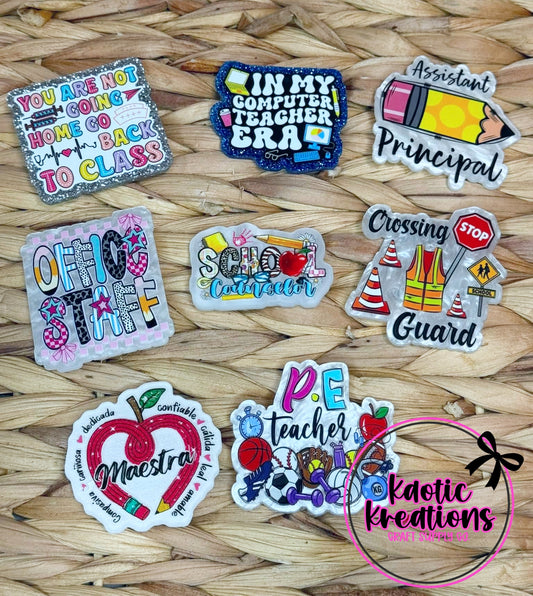 9pc FLATBACK ACRYLIC BUNDLE FB1 (1ct)