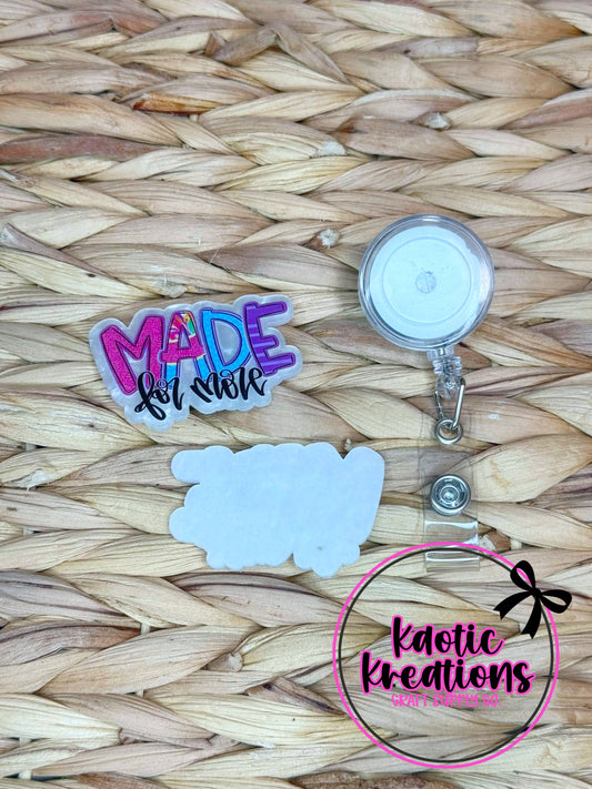*CUSTOM* FLATBACK ACRYLIC 53mm X 35mm MADE FOR MORE F186 (1ct)