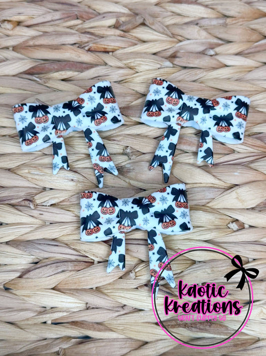 D54 BEADABLE JUMBO SILICONE BOW PUMPKINS AND BOWS (1ct)