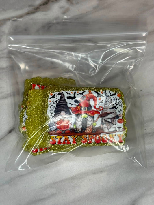 (SHOP DESTASH) STAY SPOOKY FLATBACK BUNDLE (10ct)