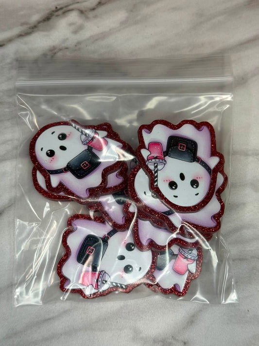 (SHOP DESTASH) GHOST WITH BAG FLATBACK BUNDLE (10ct)