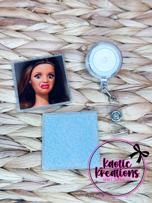 *CUSTOM* FLATBACK ACRYLIC UNHINGED BARBIE F49 (1ct)