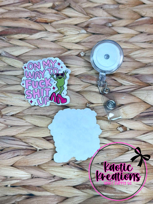 *CUSTOM* FLATBACK ACRYLIC ON MY WAY F293 (1ct)