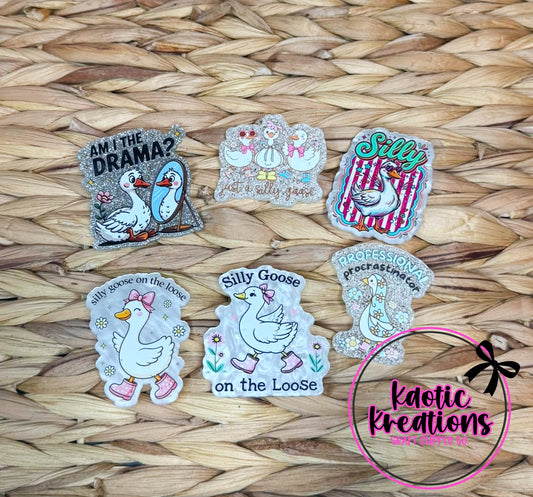 6pc FLATBACK ACRYLIC BUNDLE FB8 (1ct)